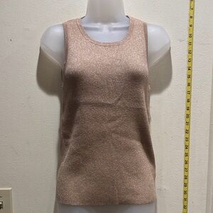 Lilly Pulitzer Shimmering Tan Tank Top